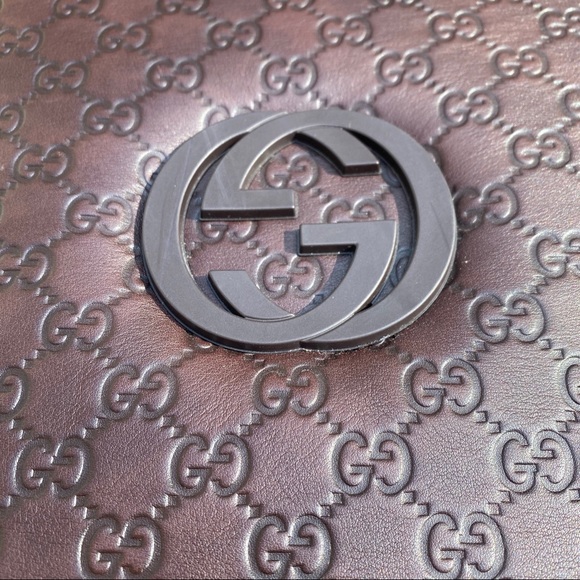 EXTRA PICS Gucci Leather Rolling Suitcase Luggage - Picture 2 of 8